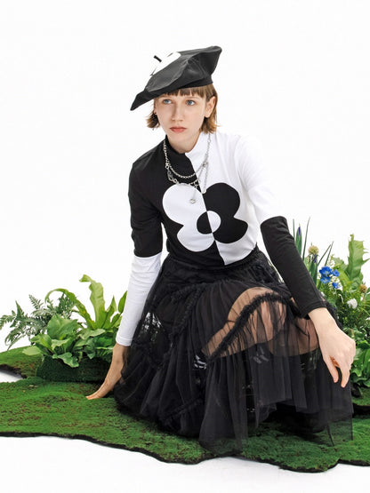 Monotone Nichi Fashionable Beret