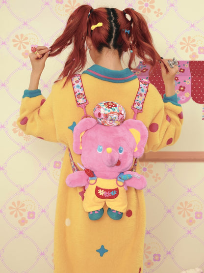 Chef Elephant Plush Backpack