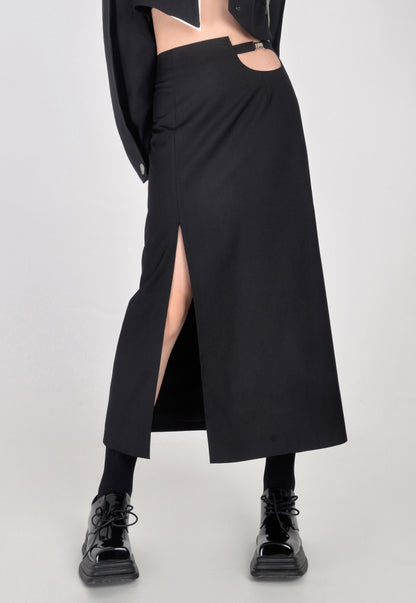 Slit Flare Nichi Long Skirt