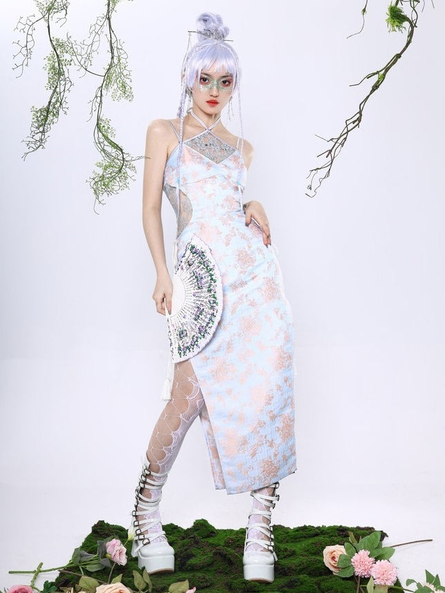 Halter cheongsam 2024