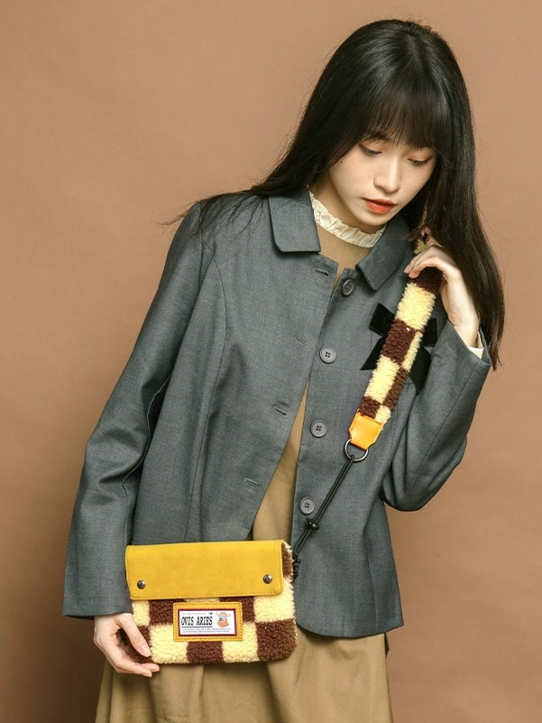 Fleece Retro ONE-SHOULDER BAG