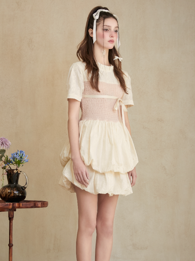 Shirring Geting Ballon ein Stück