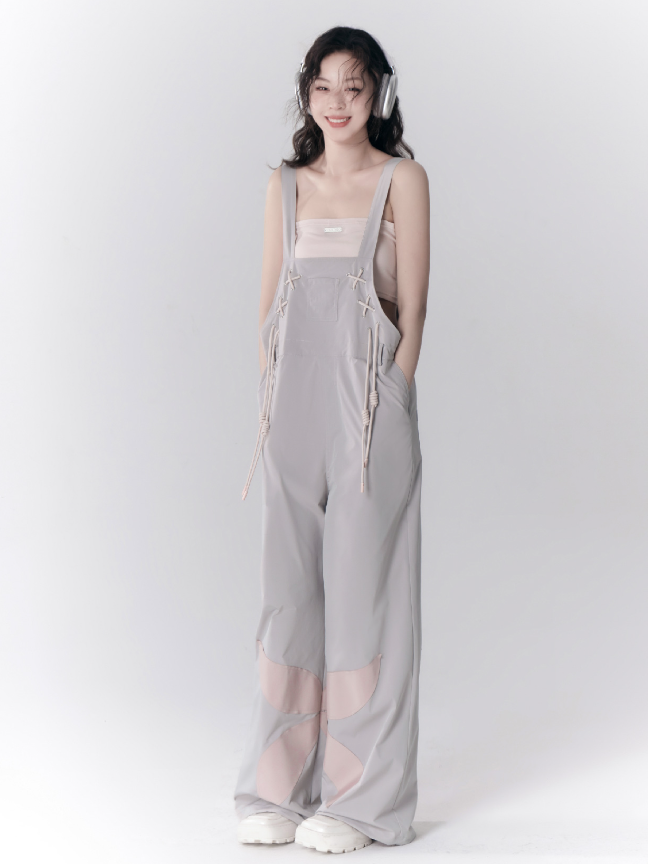 Cross Tie Butterfly Overalls