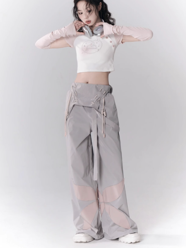 Cross Tie Butterfly Overalls