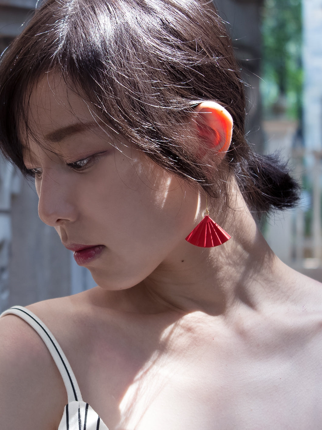 Folding Fan Earrings