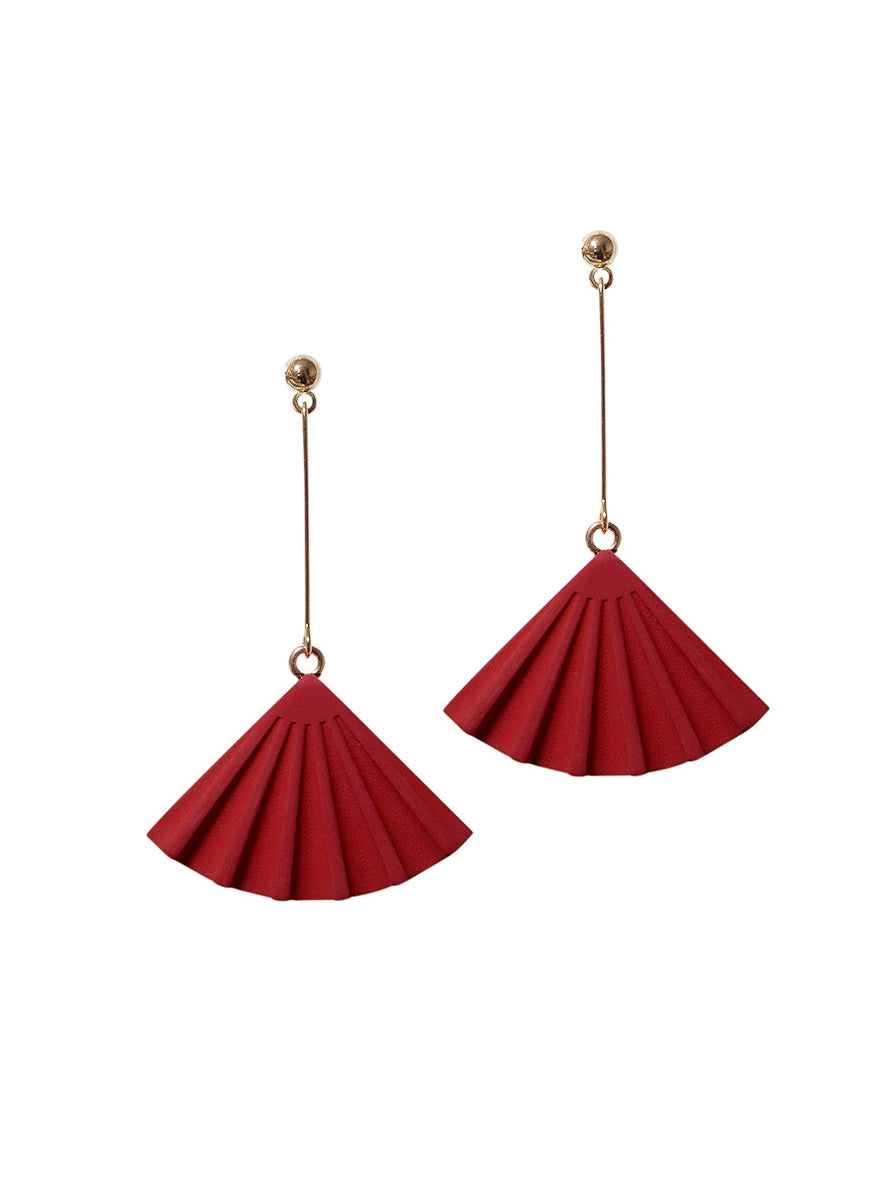 Folding Fan Earrings