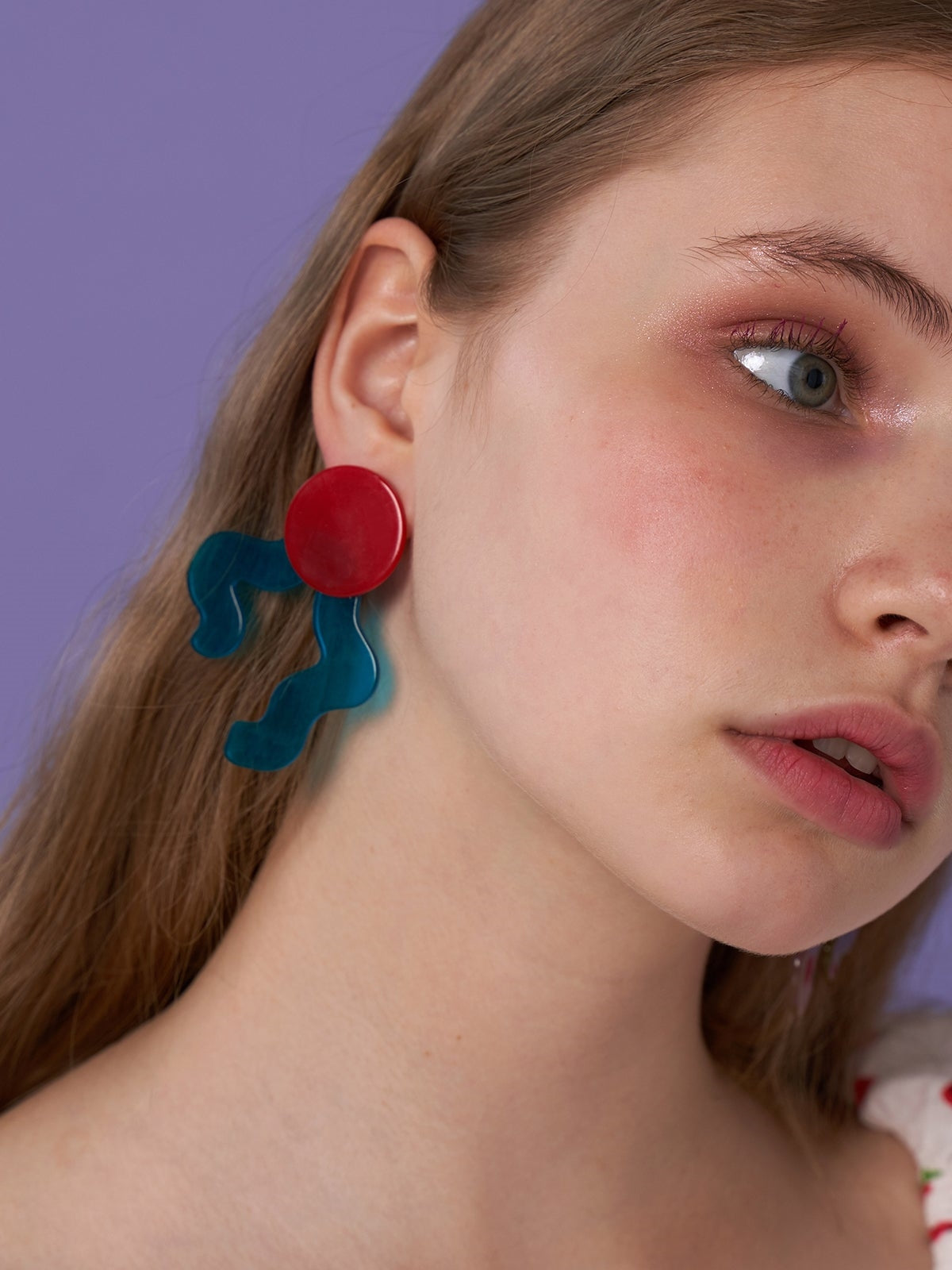 Abstract Human Body Curve Art Earrings