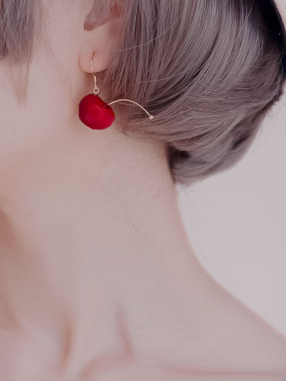 Red Cherry Earrings