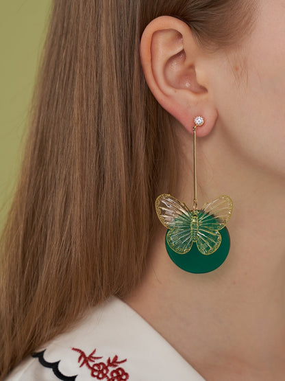 Transparent Butterfly Earrings