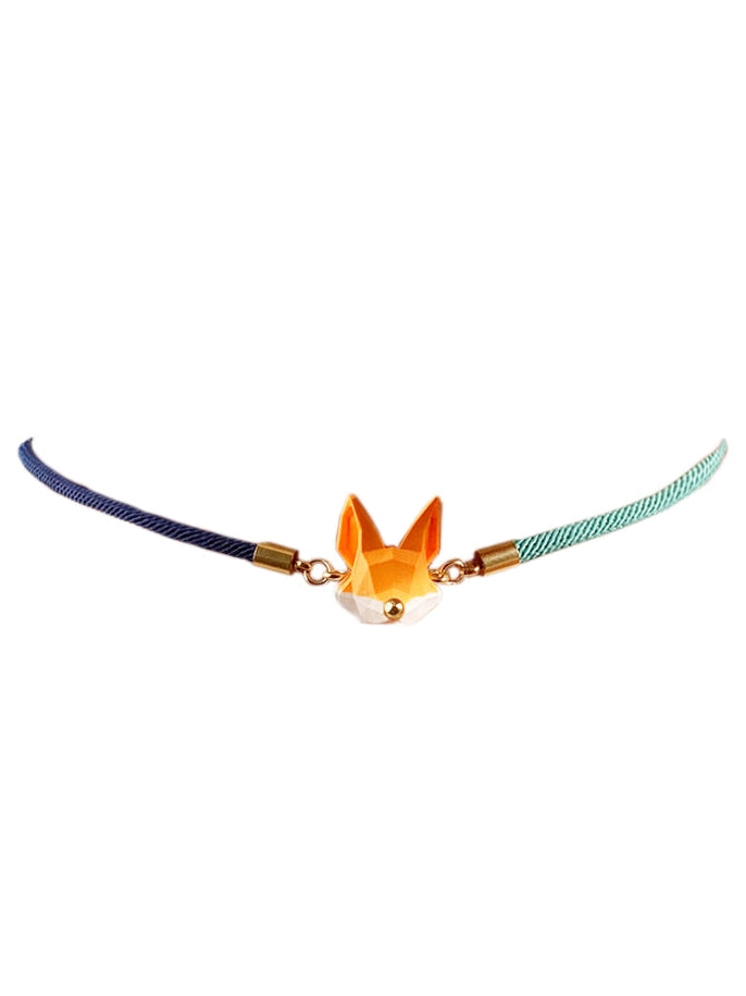 Fuchs Choker geflochtenes Seil