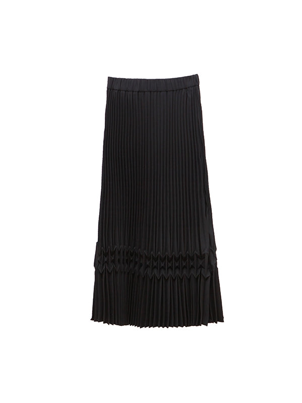 Three-dimensional Pleated Skirt