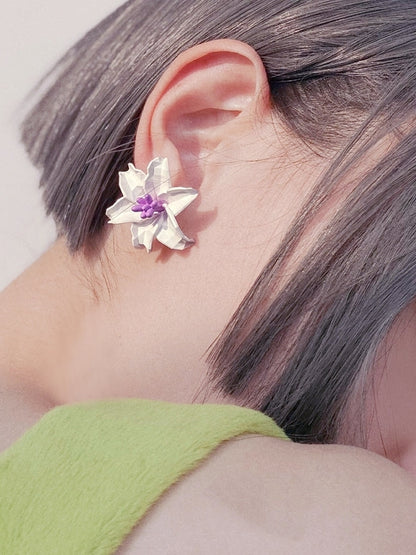 Flower Exaggerated Earrings