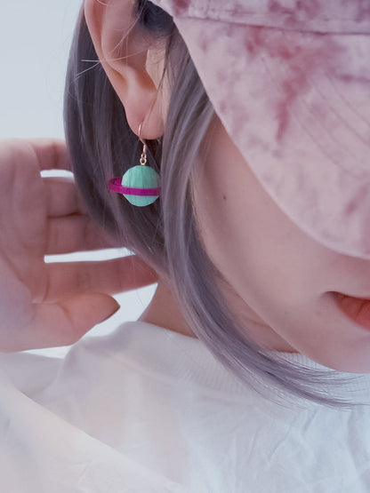 Candy Color Planet Earrings