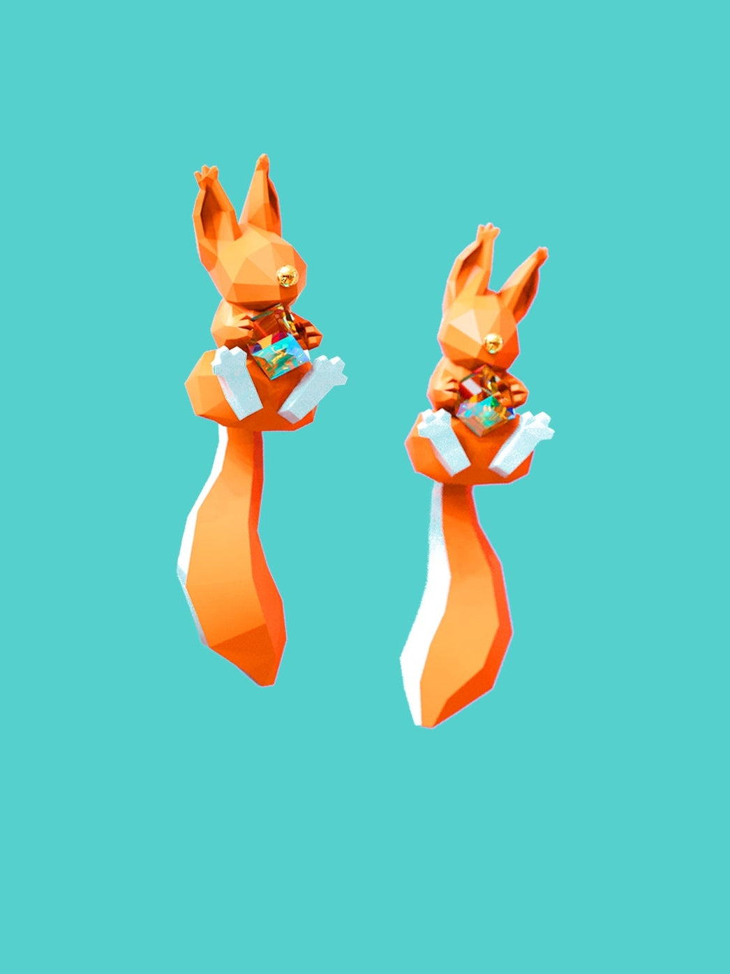 Squirrel Earrings