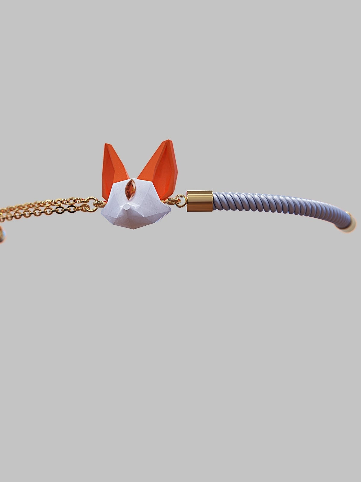 Little Fox Candharbone Chain Choker