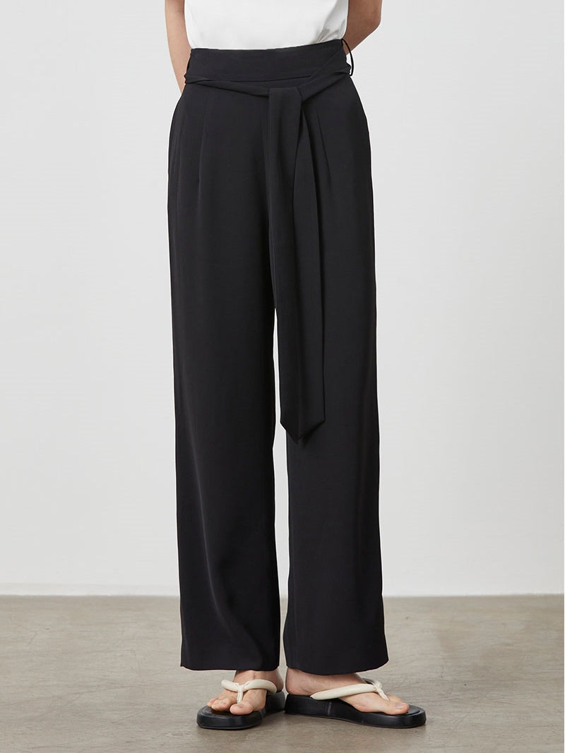 Self Tie Waist Pants