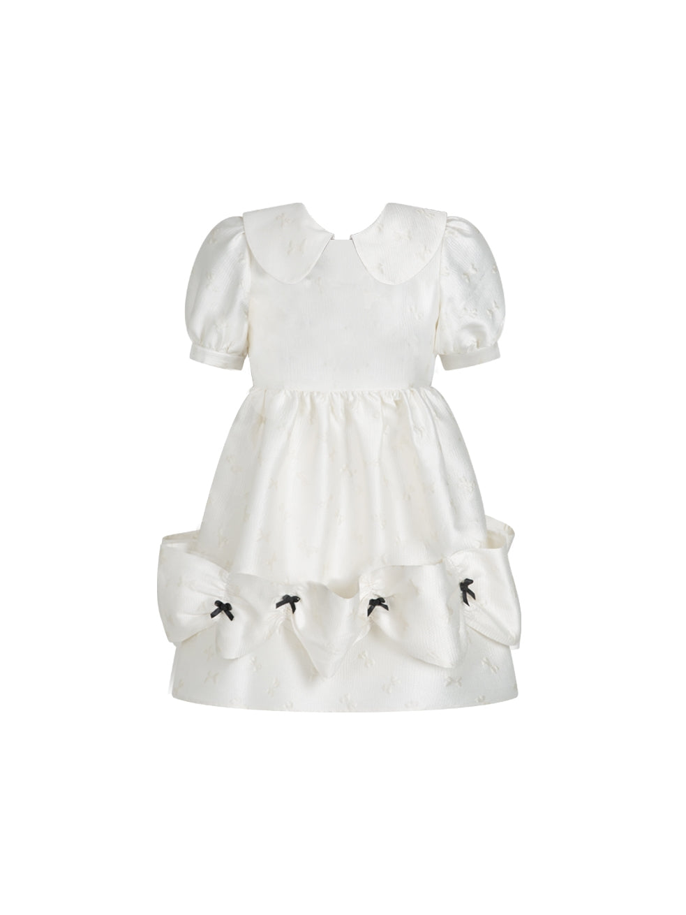 Doll Collar Girl Puff Sleeve Dress